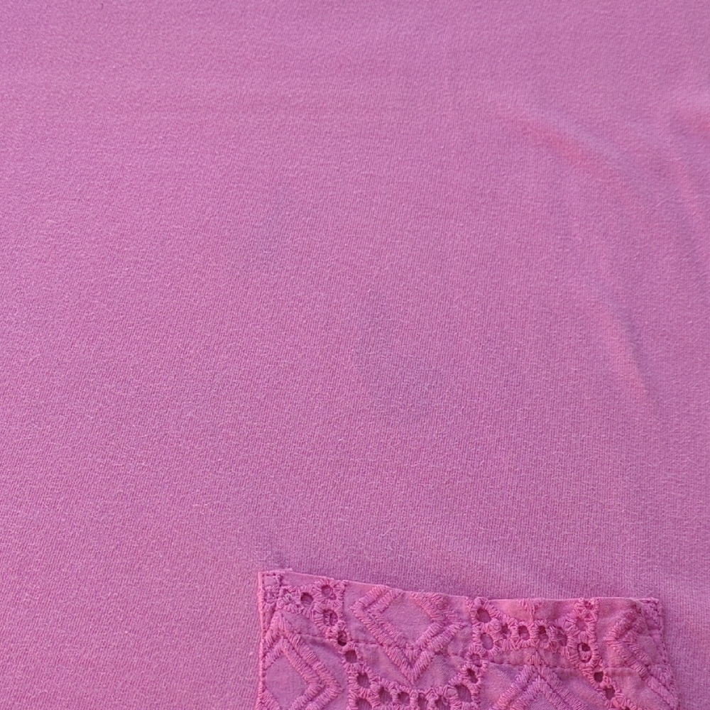 Pink Lace Detail Women's Top - Picture 8 of 9